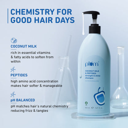 Plum Coconut Milk & Peptides Shampoo