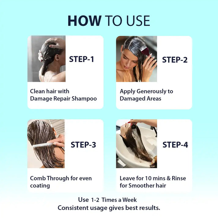Dermistry Damage Repair Hair Mask | 3X Repair & 3X Strength Hair