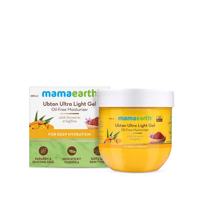 Mamaearth Ubtan Ultra Light Gel Oil-Free Moisturizer