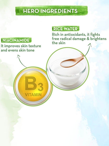 MamaEarth-Rice-Facial-Kit-With-Rice-Water-&-Niacinamide-For-Glass-Skin