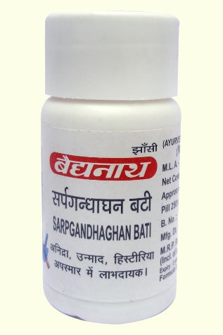 Baidyanath B-Sarpagandhaghan Bati 