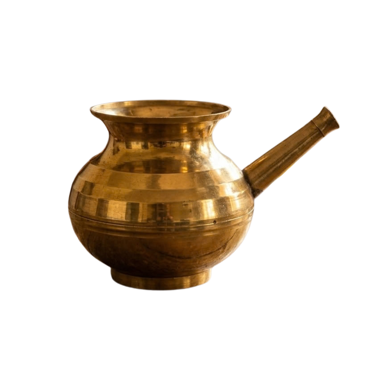 Mahita Collections Brass Karwa Chauth Kalash Lota 126g