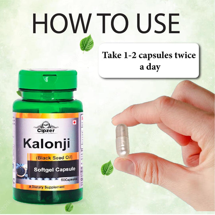 Kalonji Oil Soft Gel Capsule 60's