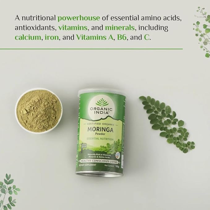 Organic India Moringa Powder - PUSHMYCART