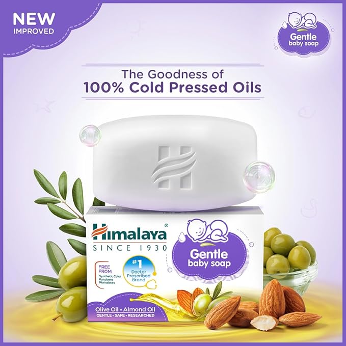 Himalaya Gentle Baby Soap 125g - PUSHMYCART