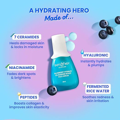Dot & Key Blueberry Hydrate 12% Barrier Boost Face Serum