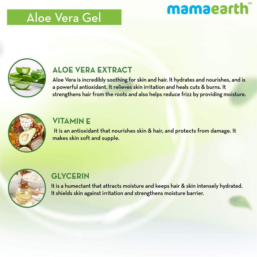 Mamaearth Aloe Vera Gel For Skin and Hair