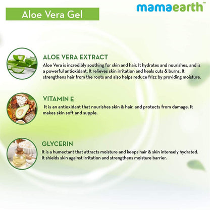 Mamaearth Aloe Vera Gel For Skin and Hair