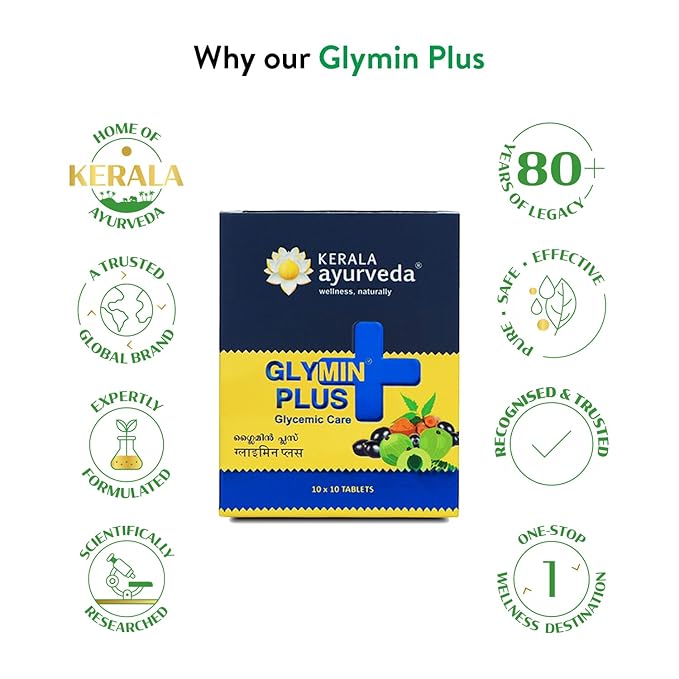 Kerala Ayurveda Glymin Plus Tablets