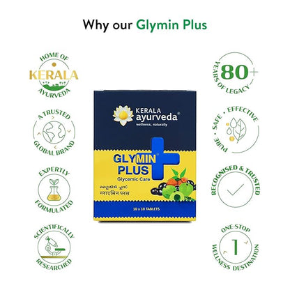 Kerala Ayurveda Glymin Plus Tablets