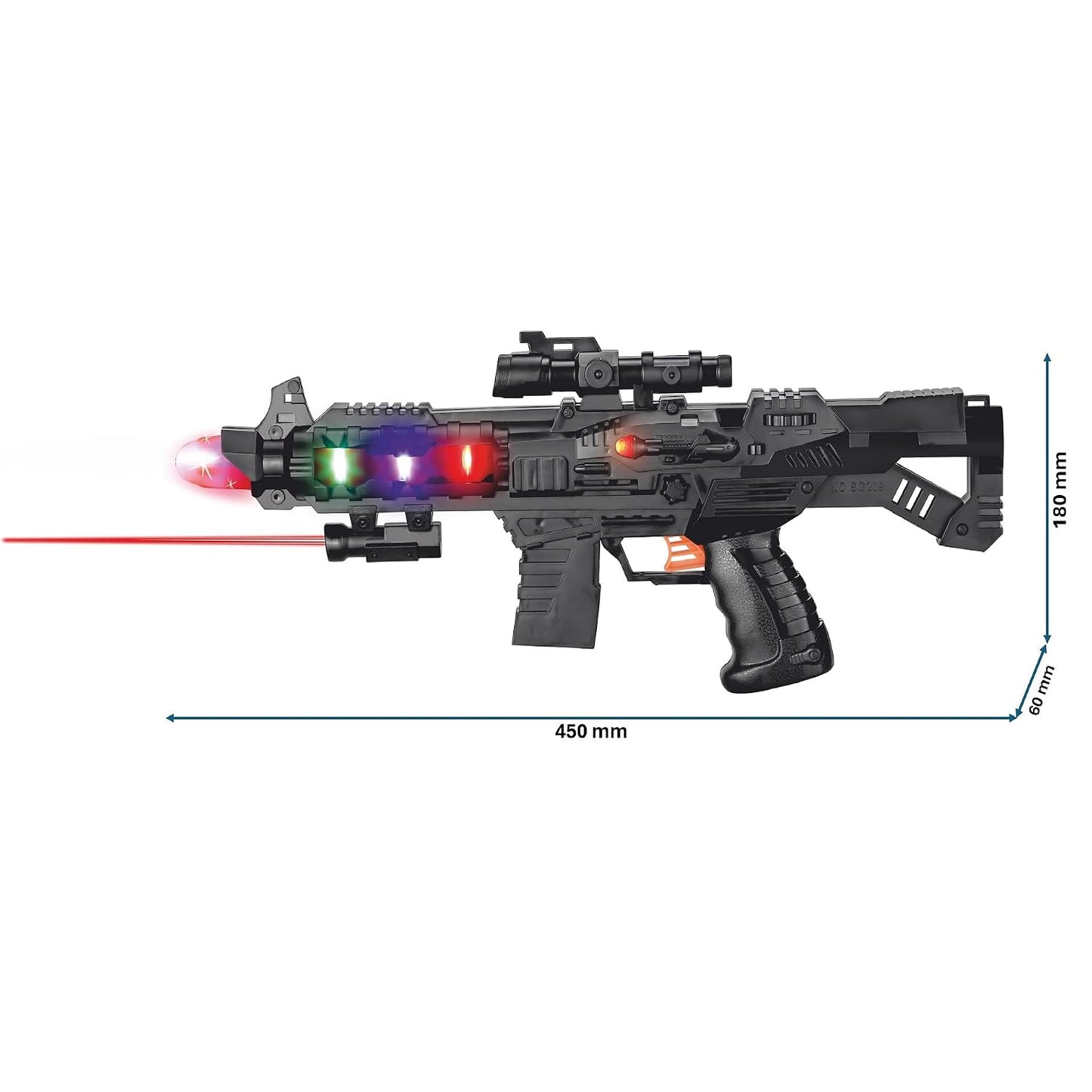 King Toyz Strike Toy Gun with Light & Sound Effects