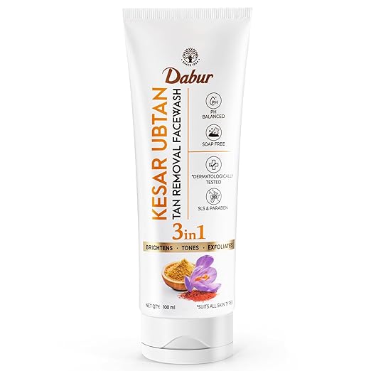 Dabur Kesar Ubtan Face Wash - PUSHMYCART
