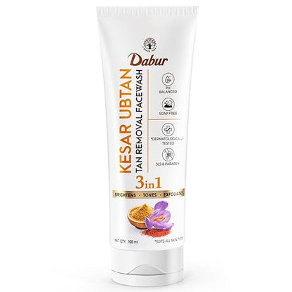 Dabur Kesar Ubtan Face Wash - PUSHMYCART