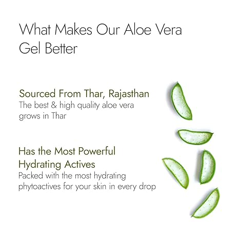 Kapiva Aloe Vera Hydrating Face Gel 500g