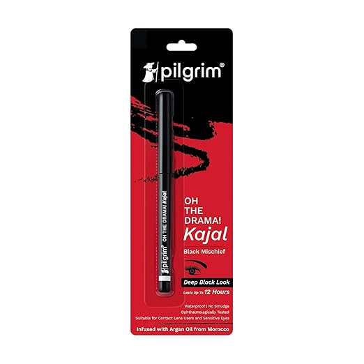 Pilgrim Black Mischief Kajal With Moroccan Argan Oil