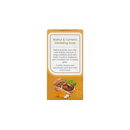Sri Sri Tattva Walnut & Turmeric Exfoliating Soap - PUSHMYCART