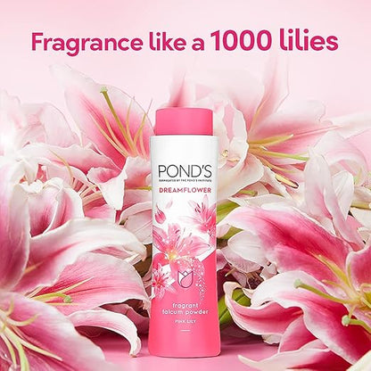 Pond’s Dreamflower, Pink Lily Fragrant Talcum Powder