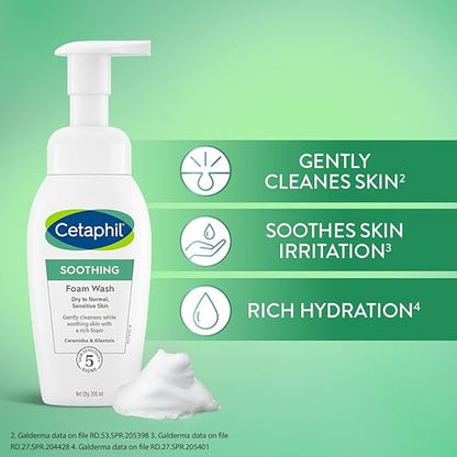 Cetaphil Soothing Foam Face Wash