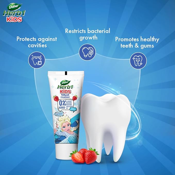 Dabur Herb'l Kids Elsa Frozen Toothpaste - PUSHMYCART