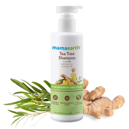 Mamaearth Tea Tree Shampoo and Onion Hair Oil