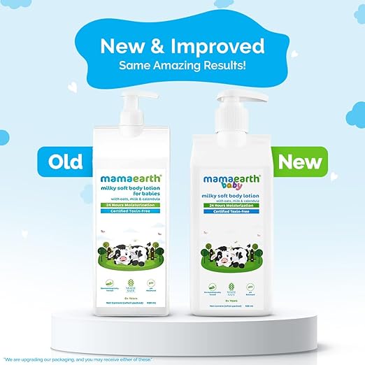 Mamaearth Milky Soft Body Lotion with Oats, Milk & Calendula - PUSHMYCART