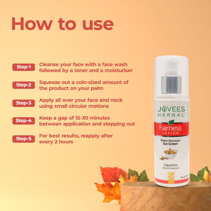 Jovees Fairness SPF 25 Lotion | Sunscreen