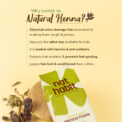 Nat Habit - Fresh Ready To Apply Henna Paste