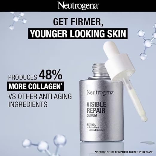 Neutrogena Visible Repair Retinol Serum - PUSHMYCART