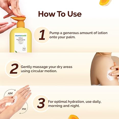 Mamaearth Ubtan Moisturizing Body Lotion - PUSHMYCART