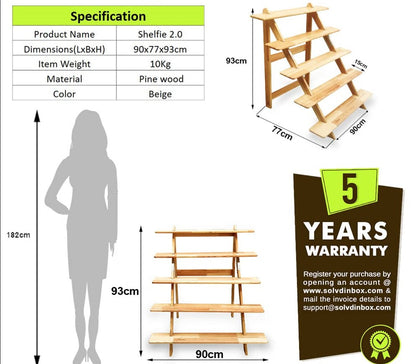 5 Steps Navarathri Kolu Padi Golu Stand Mini Navratri Gollu Padi Navaratri Kollu Stand Navrathri Golu Rack Angle Removable Slotted Display Rack Dismantlable - PUSHMYCART