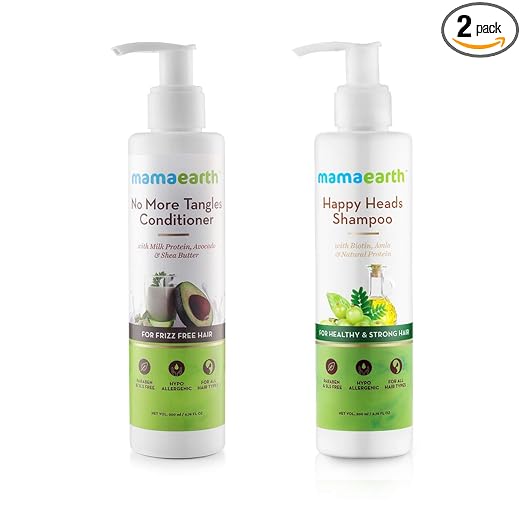 Mamaearth Natural Shampoo & Conditioners with Biotin Protien Bhringraj Amla