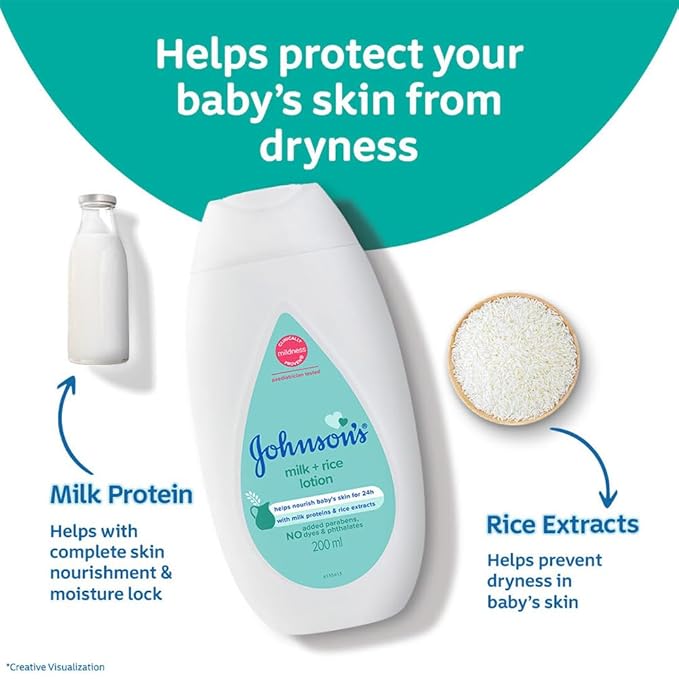 Johnson's Baby Milk and Rice Baby Lotion