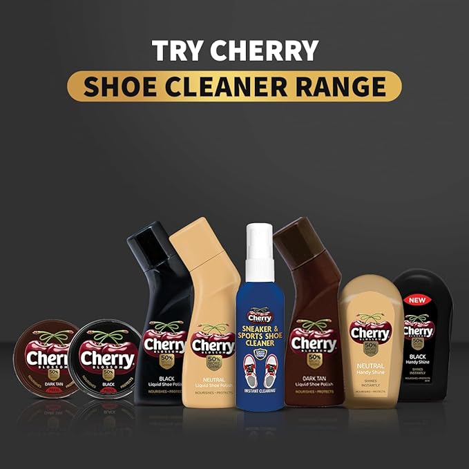 Cherry Blossom Wax Shoe Polish Black