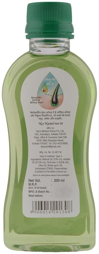 Keo Karpin Hair Oil - Non Sticky Hair Oil