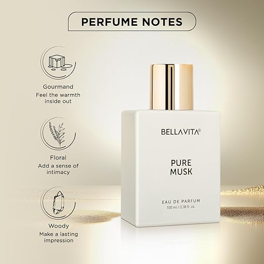 Bellavita Pure Musk Eau De Parfum Perfume With Lily Of The Valley