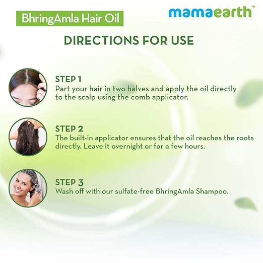 Mamaearth Bhring Amla Hair Oil