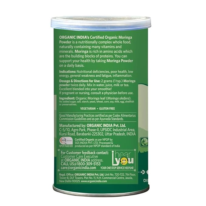 Organic India Moringa Powder - PUSHMYCART