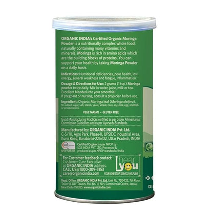 Organic India Moringa Powder - PUSHMYCART