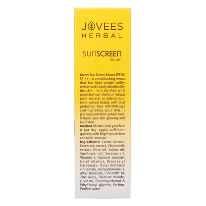 Jovees Sunscreen Face Serum SPF 65 PA+++