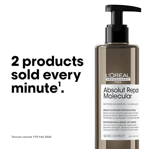 L'Oréal Professionnel Absolut Repair Molecular Deep Repairing Rinse-off Serum for Damaged Hair