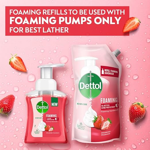 Dettol Foaming Handwash Refill - Strawberry