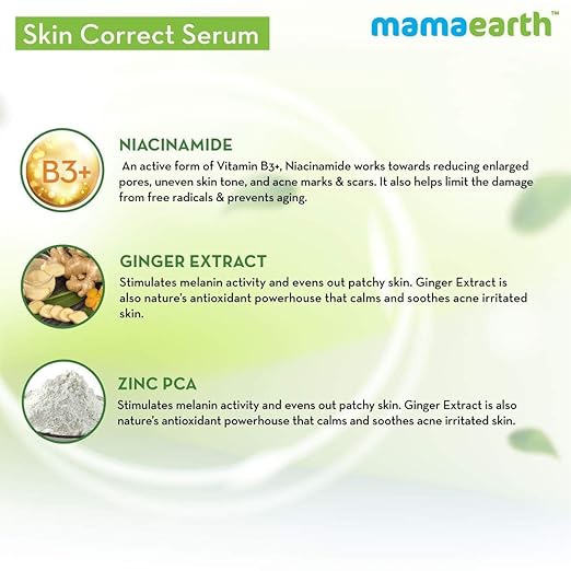 Mamaearth-Skin-Correct-Face-Serum-with-Niacinamide-and-Ginger-Extract-For-Acne-Scars