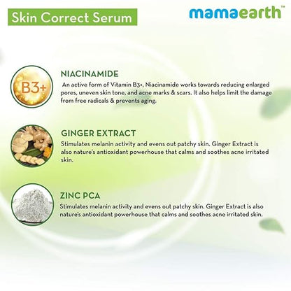 Mamaearth-Skin-Correct-Face-Serum-with-Niacinamide-and-Ginger-Extract-For-Acne-Scars