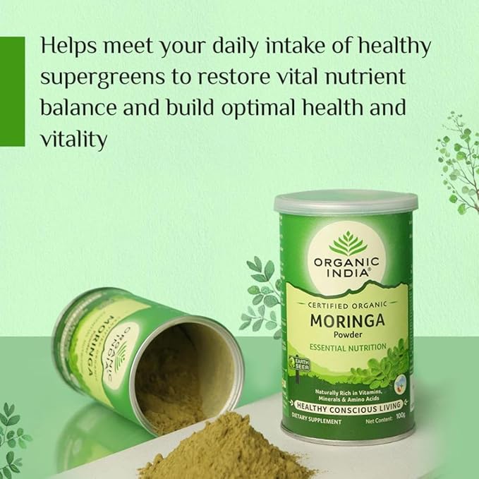 Organic India Moringa Powder - PUSHMYCART