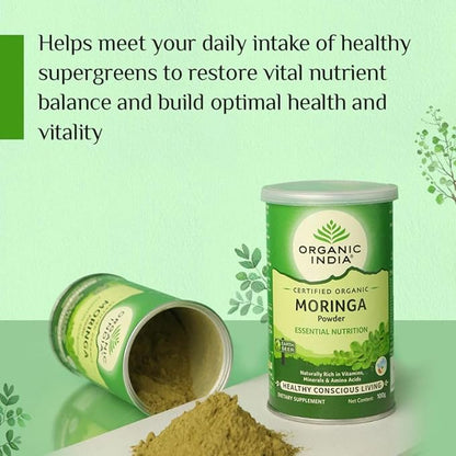 Organic India Moringa Powder - PUSHMYCART