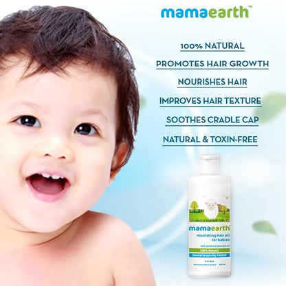 Mamaearth Nourishing Baby Hair Oil - PUSHMYCART