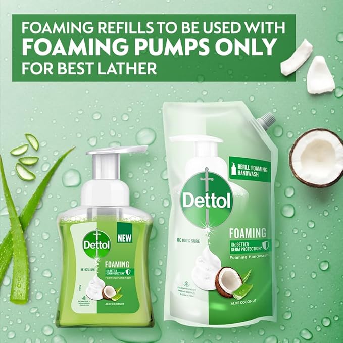 Dettol Foaming Handwash Refill - Aloe Coconut