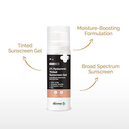 The-Derma-Co-1%-Hyaluronic-Tinted-Sunscreen-Gel
