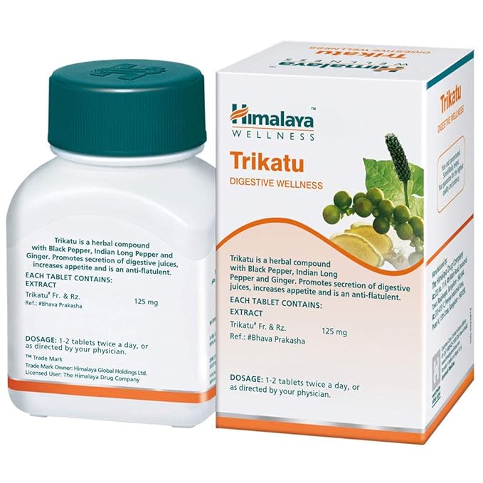Himalaya Wellness Pure Herbs Trikatu Digestive Wellness 60Tabs - PUSHMYCART