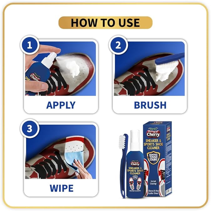 Cherry Blossom Sports Shoe Cleaner With Free Brush